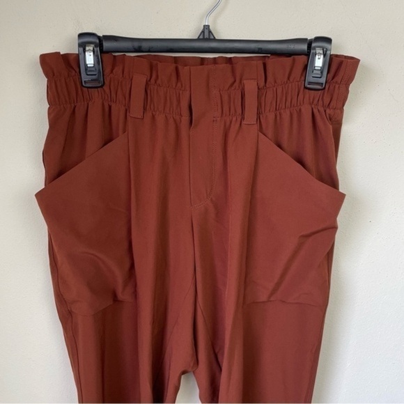 Athleta Skyline Pant II‎ Paper Bag Ankle Red High Rise - Picture 4 of 9